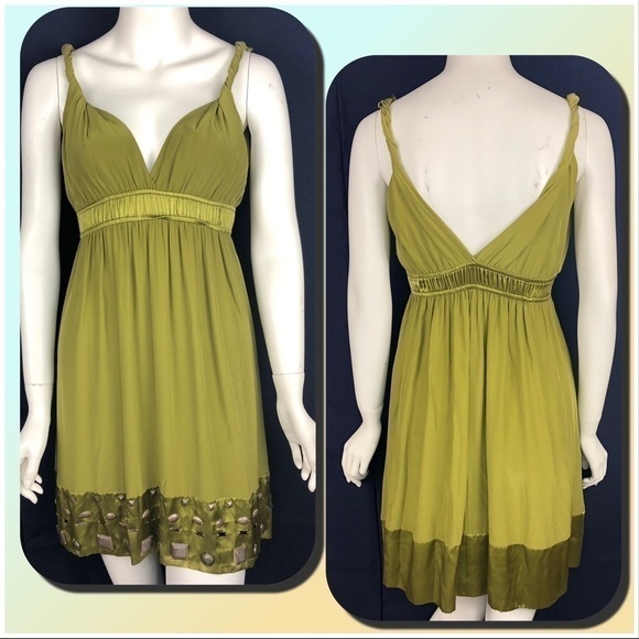 Anthropologie Dresses & Skirts - NEW-ANTHROPOLOGIE Hale Bob EmpireWaist Silk Dress